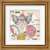Wild Old Woman I Fine Art Print