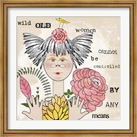 Wild Old Woman I Fine Art Print