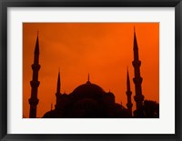 Blue Mosque at Sunset, Istanbul, Turkey Fine Art Print