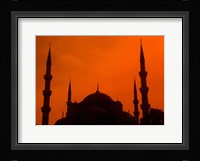 Blue Mosque at Sunset, Istanbul, Turkey Fine Art Print