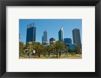 Skyline of new buildings, Perth, Western Australia Fine Art Print