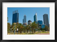 Skyline of new buildings, Perth, Western Australia Fine Art Print