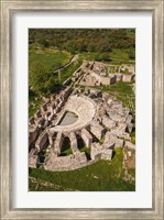 Aerial view of Aphrodisias, Aydin, Turkey Fine Art Print