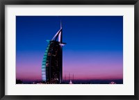 Sunset at the Burj Al Arab, Dubai, United Arab Emirates Fine Art Print