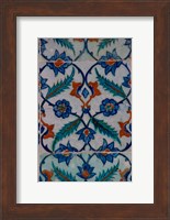 Colorful Tile Work in the Topkapi Palace, Istanbul, Turkey Fine Art Print