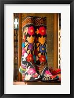 Display of Shoes For Sale at Vendors Booth, Spice Market, Istanbul, Turkey Fine Art Print