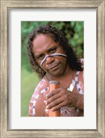 Australia, Queensland, Caims, Aboriginal, Didgeridoo Fine Art Print
