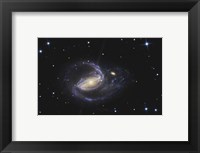 NGC 1097, Barred Spiral Galaxy in the Constellation Fornax Fine Art Print