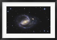 NGC 1097, Barred Spiral Galaxy in the Constellation Fornax Fine Art Print