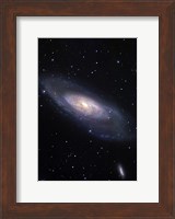 Messier 106, A Spiral Galaxy in the Constellation Canes Venatici Fine Art Print