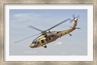 Sikorsky UH-60 Black Hawk Yanshuf of the Israeli Air Force Fine Art Print