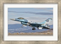 F-16A Fighting Falcon, US Navy TOPGUN Naval Fighter Weapons School Fine Art Print