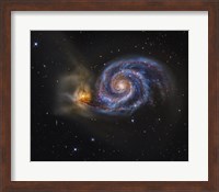 Whirlpool Galaxy Fine Art Print
