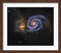 Whirlpool Galaxy Fine Art Print
