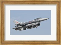 Turkish-built F-16, Izmir Air Show in Turkey Fine Art Print