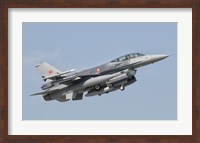 Turkish-built F-16, Izmir Air Show in Turkey Fine Art Print