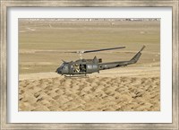 Italian Army AB-205MEP Utility Helicopter Over Shindand, Afghanistan Fine Art Print