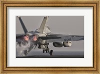 EA-18G Growler Taking Off from USS George HW Bush Fine Art Print