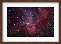 Emission Nebula in the Constellation Cepheus (NGC 7380) Fine Art Print