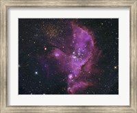 Open Cluster and Nebula Complex in the Small Magellanic Cloud Fine Art Print