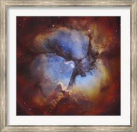 The Trifid Nebula in Sagittarius Fine Art Print