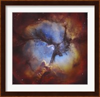 The Trifid Nebula in Sagittarius Fine Art Print