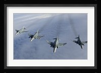 Formation of Luftwaffe F-4F Phantom II's Fine Art Print