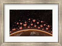 Hearts Over Earth's Horizon Fine Art Print
