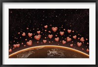 Hearts Over Earth's Horizon Fine Art Print