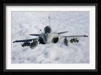Dassault Rafale B of the French Air Force (front view) Fine Art Print
