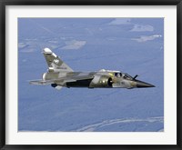 Mirage F1CR of the French Air Force over France Fine Art Print