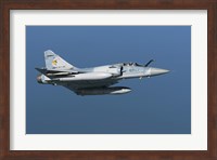 Mirage 2000C of the French Air Force (side view) Fine Art Print