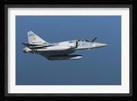 Mirage 2000C of the French Air Force (side view) Fine Art Print