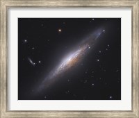 Spiral Galaxy in Lynx (close up) Fine Art Print