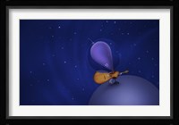 Guitar Playing Martian Fine Art Print