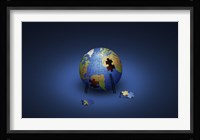 Puzzle Earth Fine Art Print