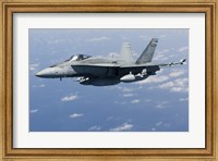 A CF-188A Hornet of the Royal Canadian Air Force (side view) Fine Art Print