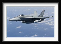 A CF-188A Hornet of the Royal Canadian Air Force (side view) Fine Art Print