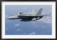 A CF-188A Hornet of the Royal Canadian Air Force (side view) Fine Art Print