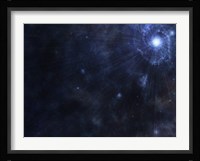 Bright Star in Outer Space Fine Art Print