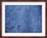 Abstract Illustration in Blue Fine Art Print