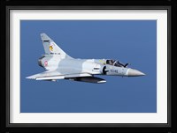 Mirage 2000C of the French Air Force (blue & white) Fine Art Print