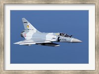 Mirage 2000C of the French Air Force (blue & white) Fine Art Print