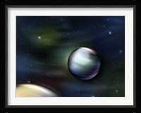Planets in Space Fine Art Print