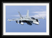 A CF-188A Hornet of the Royal Canadian Air Force (front view) Fine Art Print