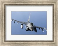 Dutch F-16AM Over the Mediterranean Sea (front view) Fine Art Print