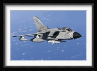 An Italian Air Force Tornado IDS armed with AGM-88 HARM missiles Fine Art Print