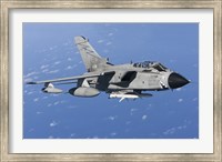 An Italian Air Force Tornado IDS armed with AGM-88 HARM missiles Fine Art Print