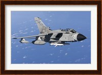 An Italian Air Force Tornado IDS armed with AGM-88 HARM missiles Fine Art Print