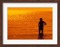 Fishing, Surfer's Paradise, Australia Fine Art Print